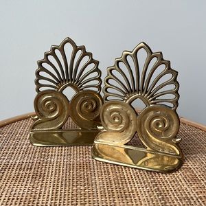 Vintage Gold Decorative Bookends